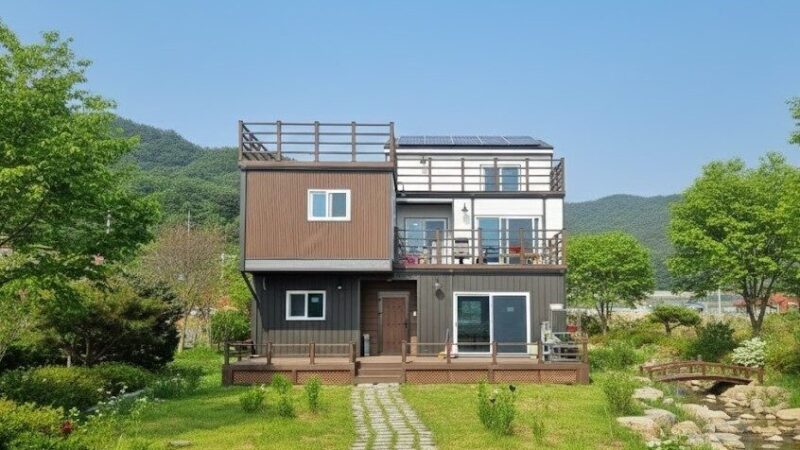 220828-안산시-모듈러주택 46평형 납품 및 설치